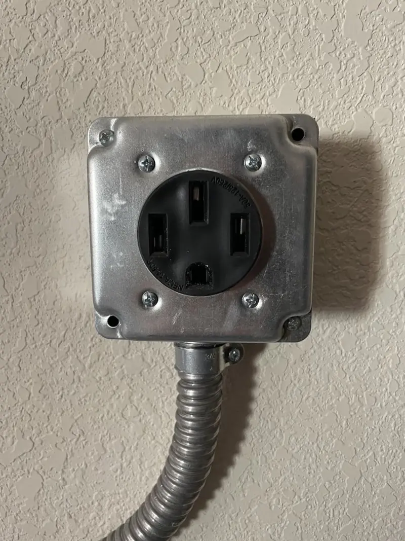 NEMA 14-50 outlet installed for Smart Home Electrical in Granite City